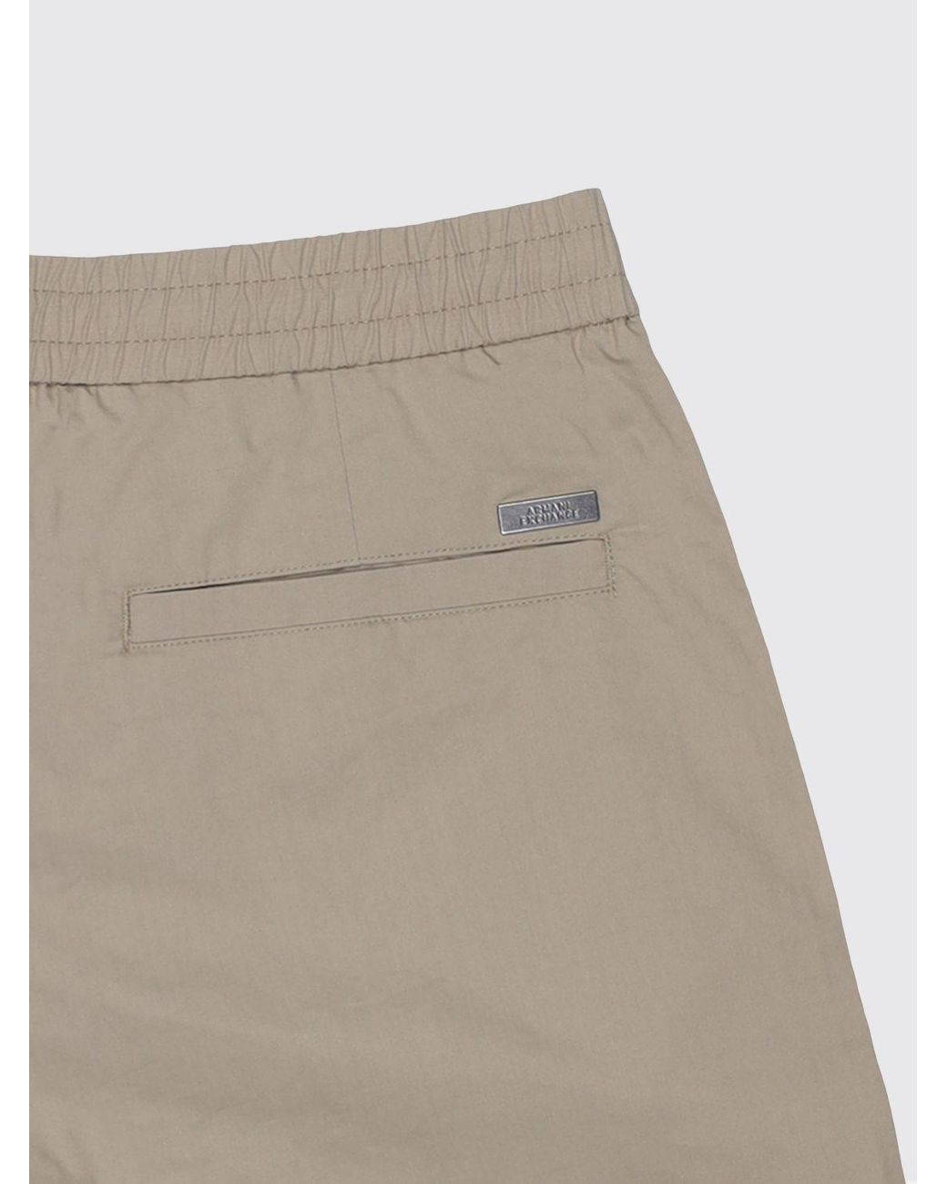 ARMANI EXCHANGE Natural Cotton Blend Shorts for men