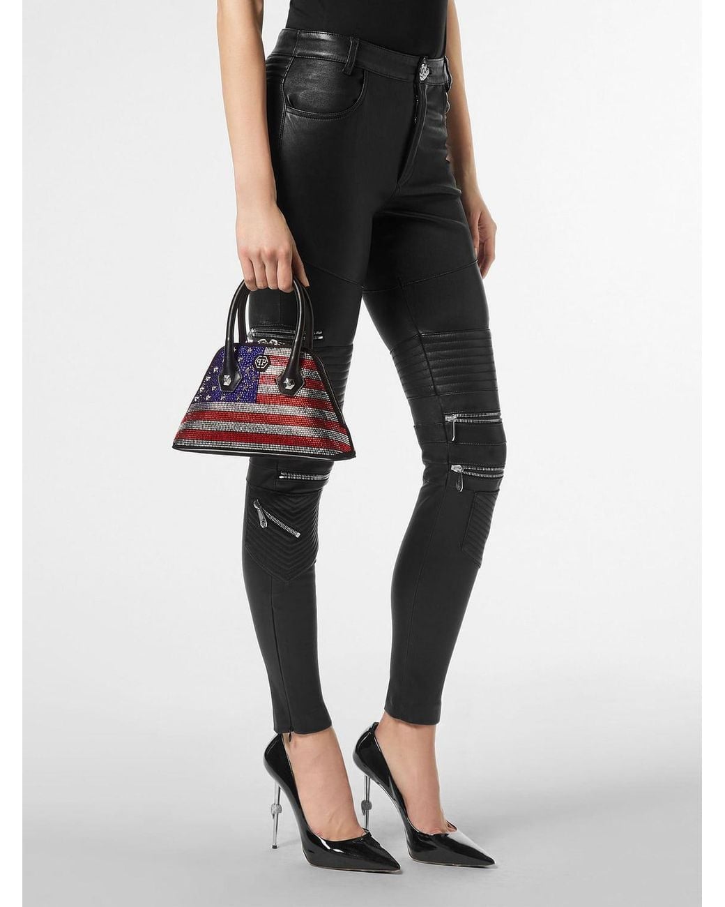 Philipp Plein Blue Handbag