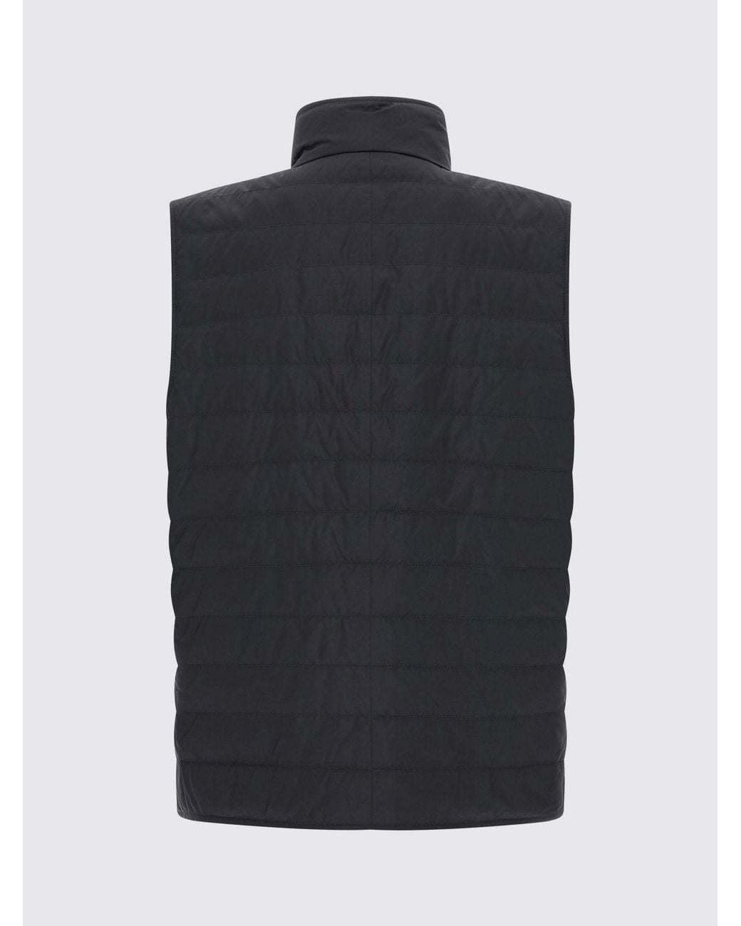 Brunello Cucinelli Blue Quilted And Padded Gilet for men