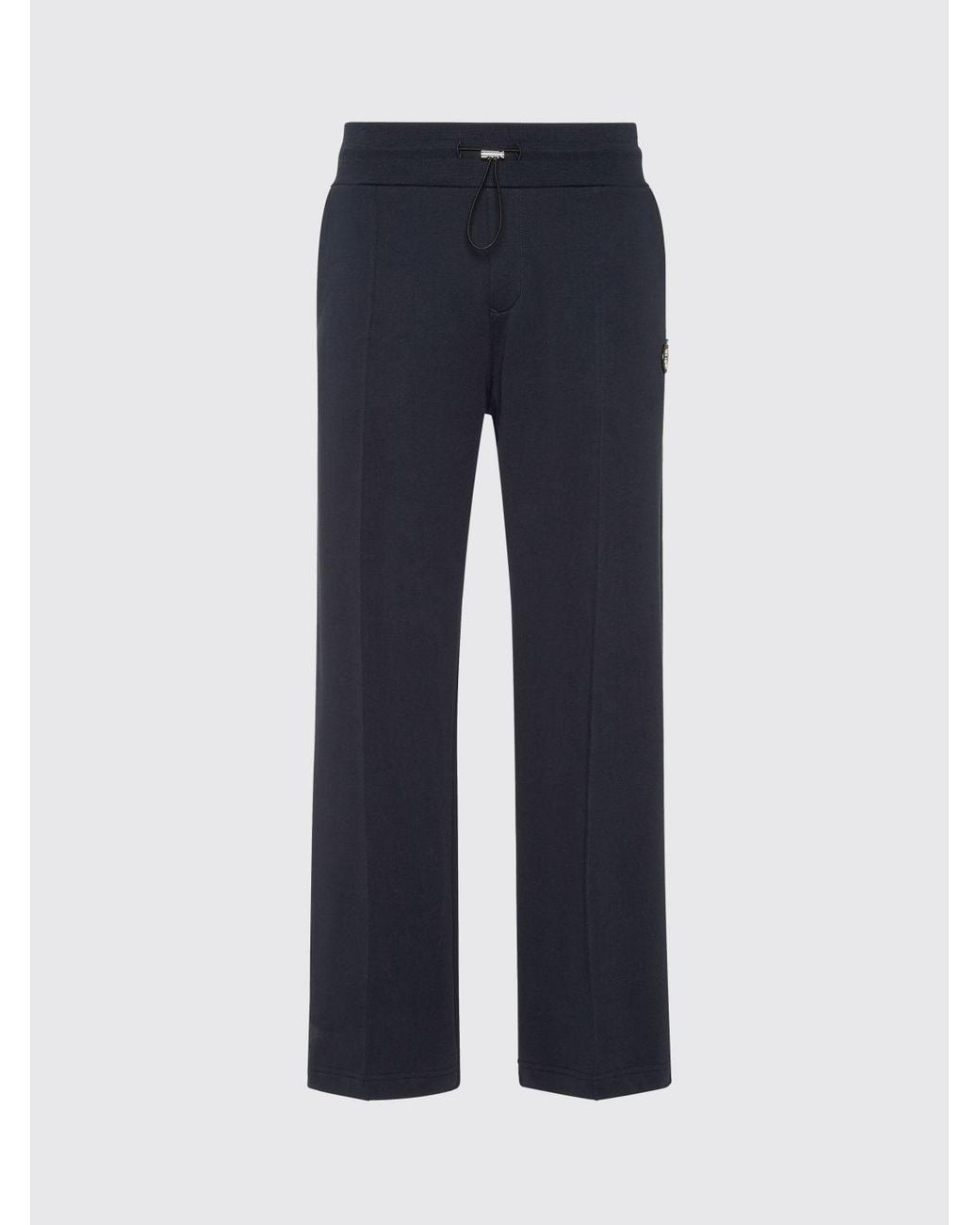 Billionaire Black Cotton Jogging Trousers for men