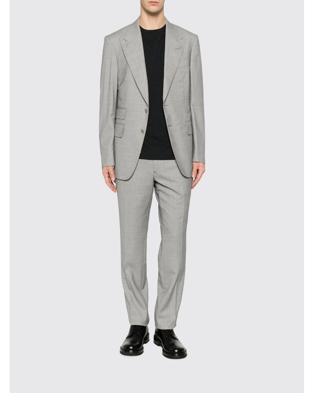 Tom Ford Black Basic Cotton Blend T-Shirt for men