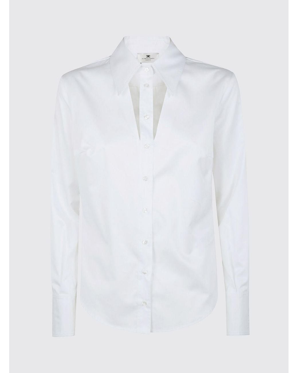 Elisabetta Franchi White Cotton Shirt