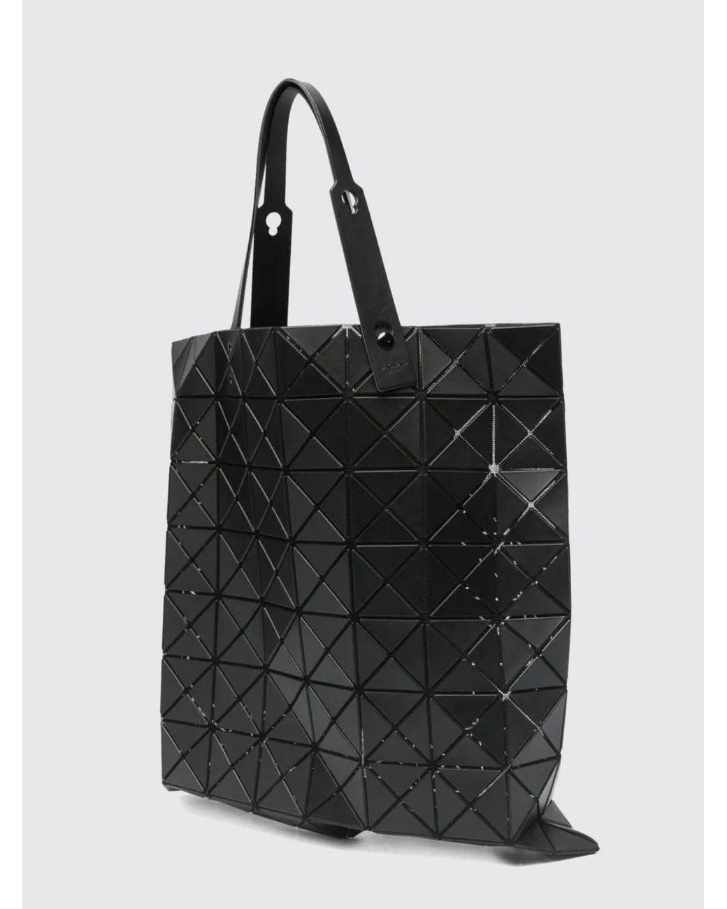 Issey Miyake Black Pvc And Polyester Bag
