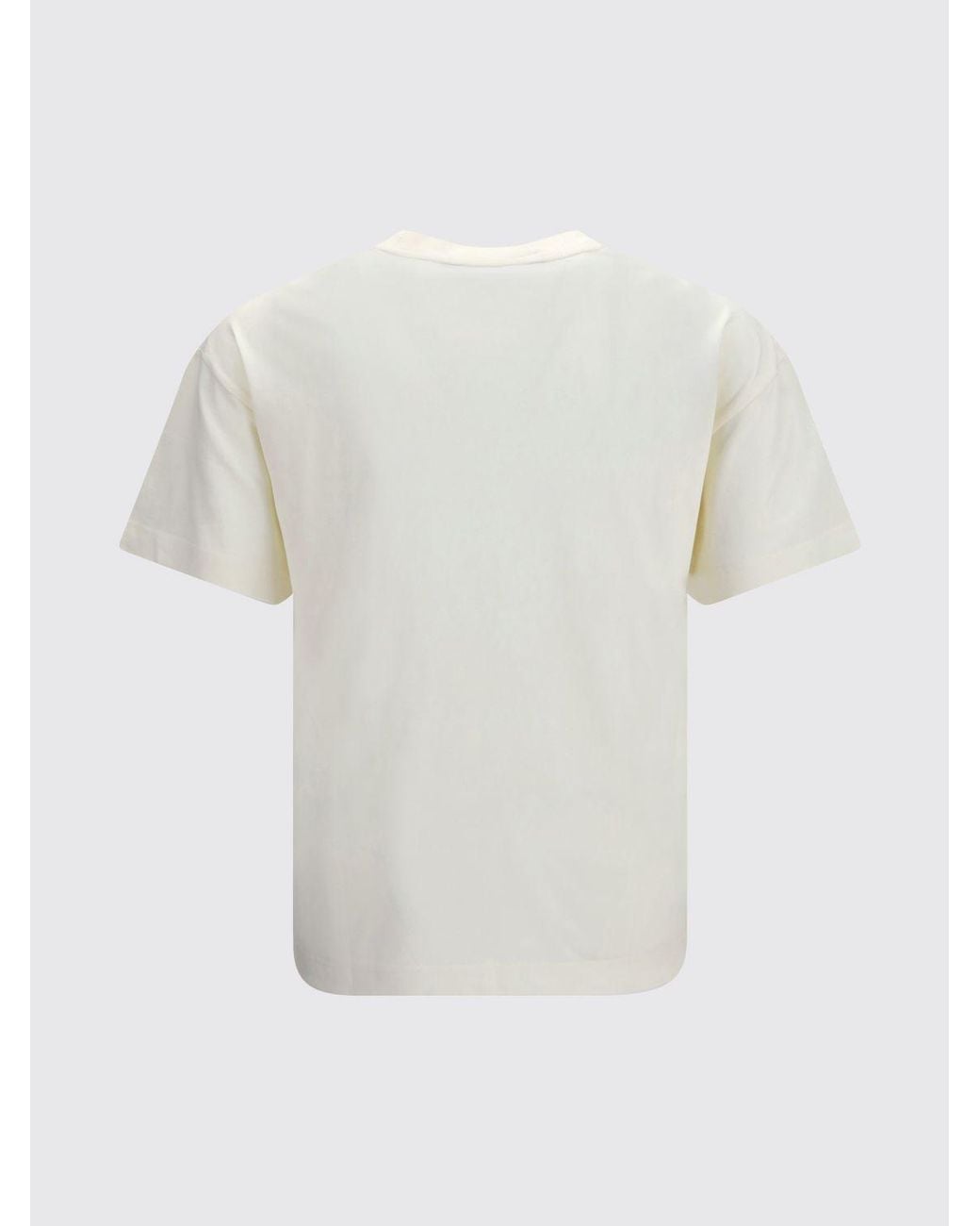 Palm Angels White Crewneck T-Shirt for men