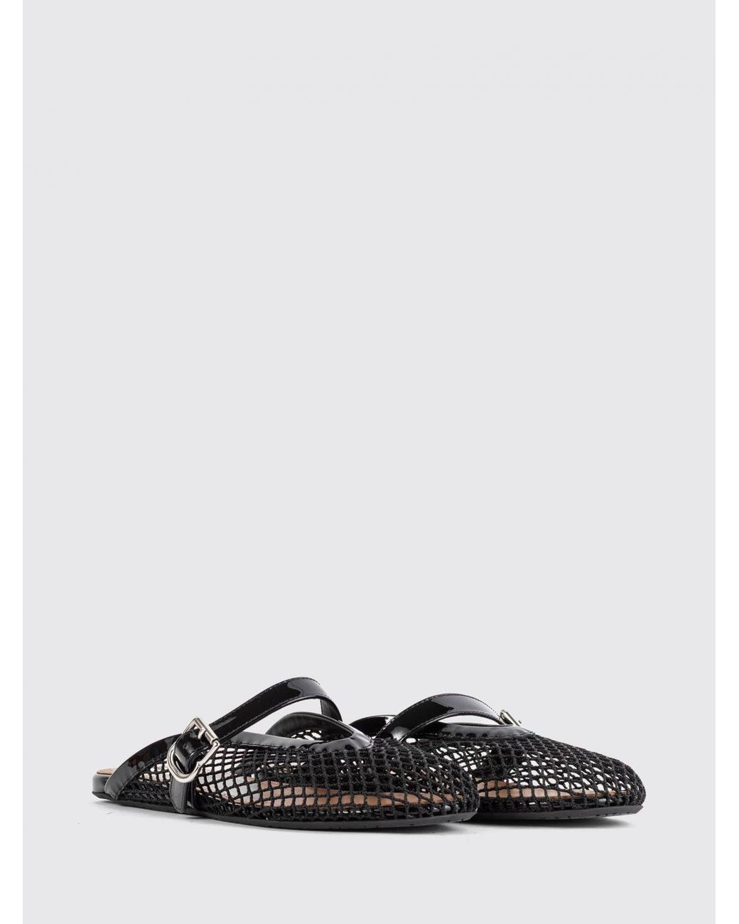 Alaïa White Mesh Ballet Flats