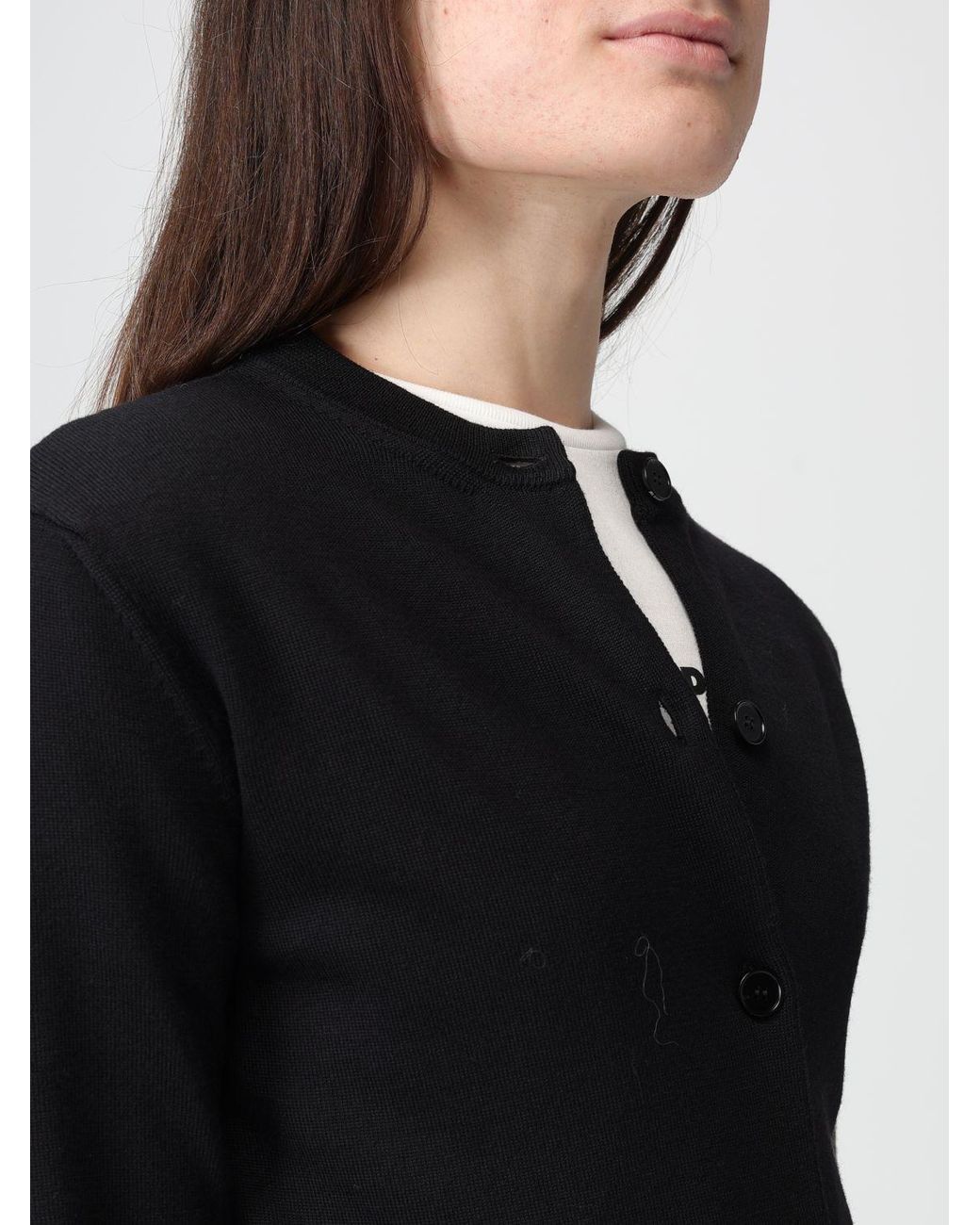 Jil Sander Black Cardigan