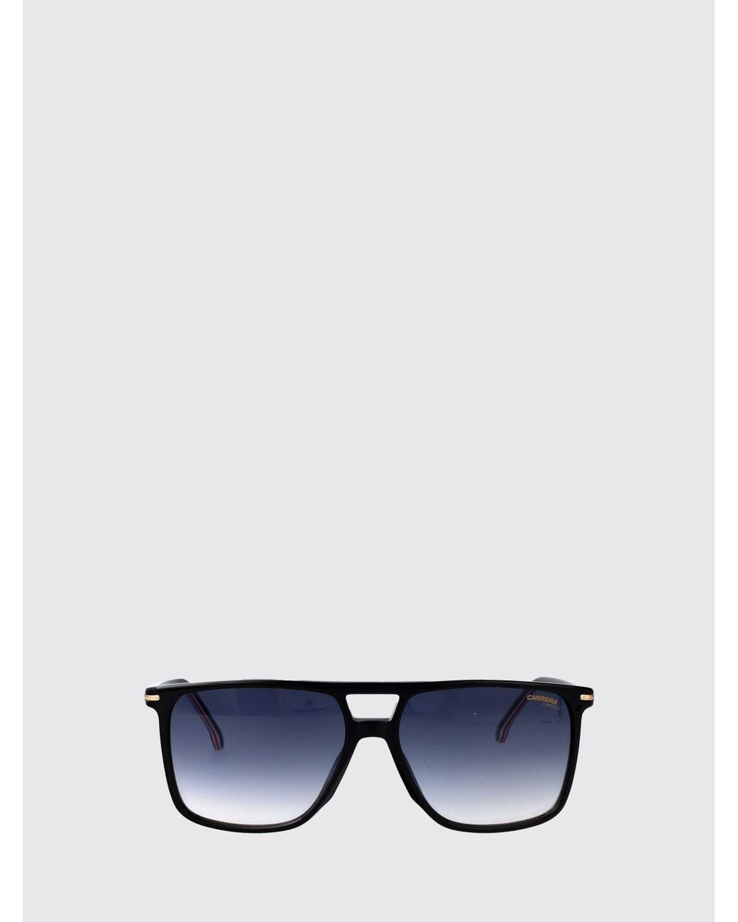 Carrera Blue Aviator Acetate Sunglasses With Double Bridge And Smoked Lenses for men