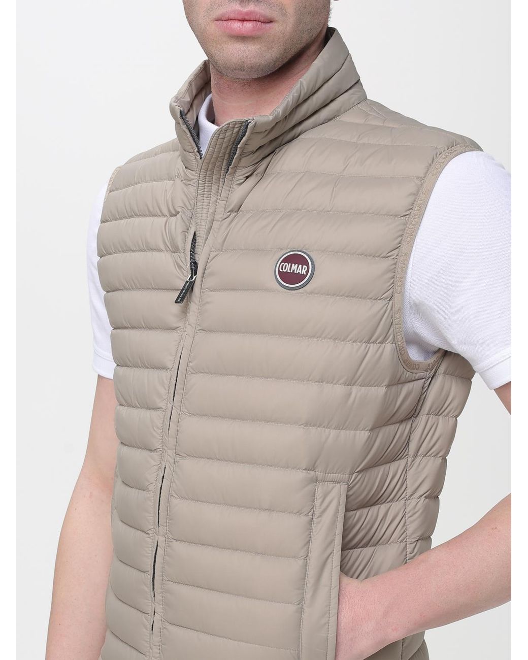 Chaleco Acolchado De Nailon Colmar de hombre de color Gray