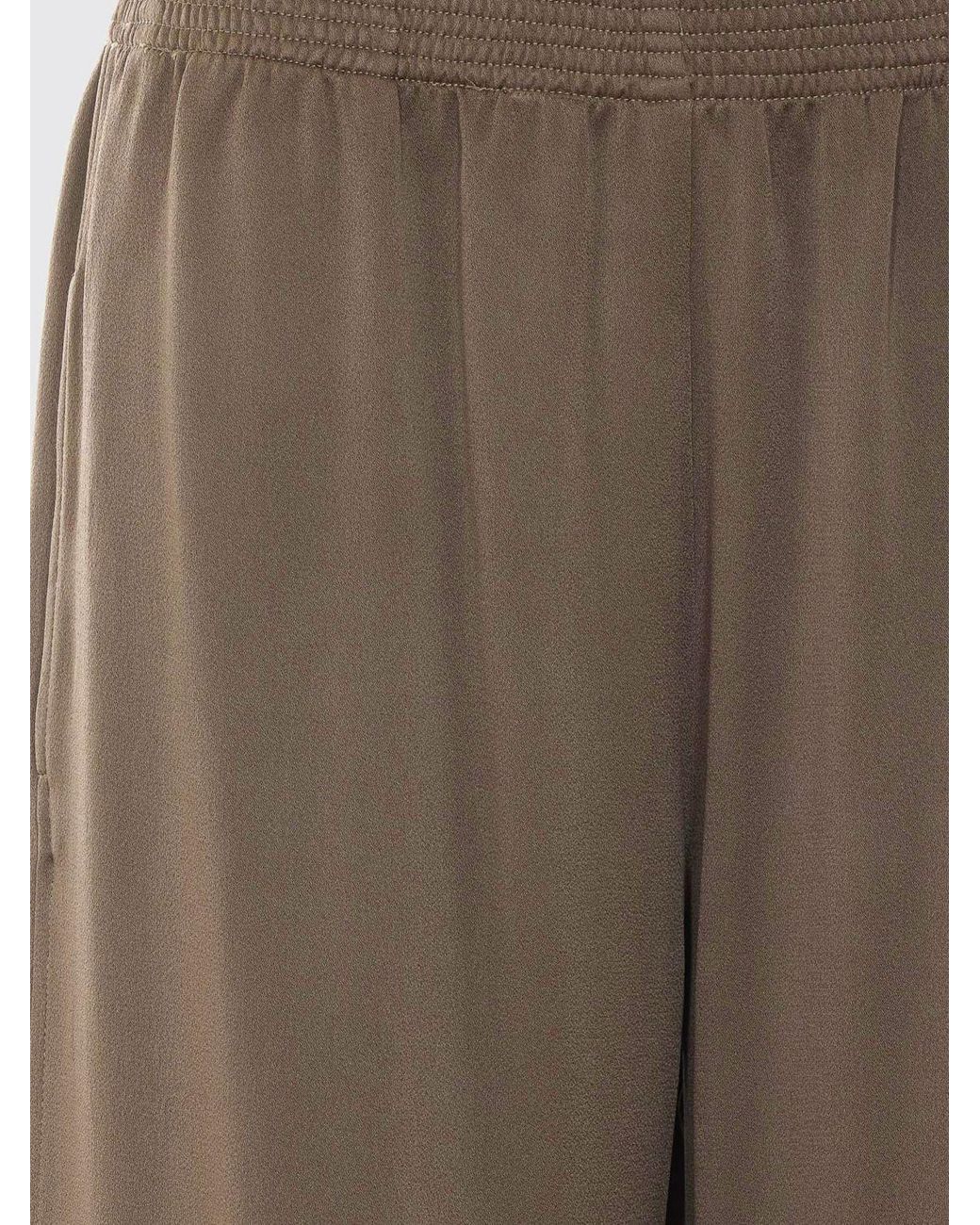 Fabiana Filippi Brown High-Waisted Wide-Leg Palazzo Trousers With Elastic Waistband