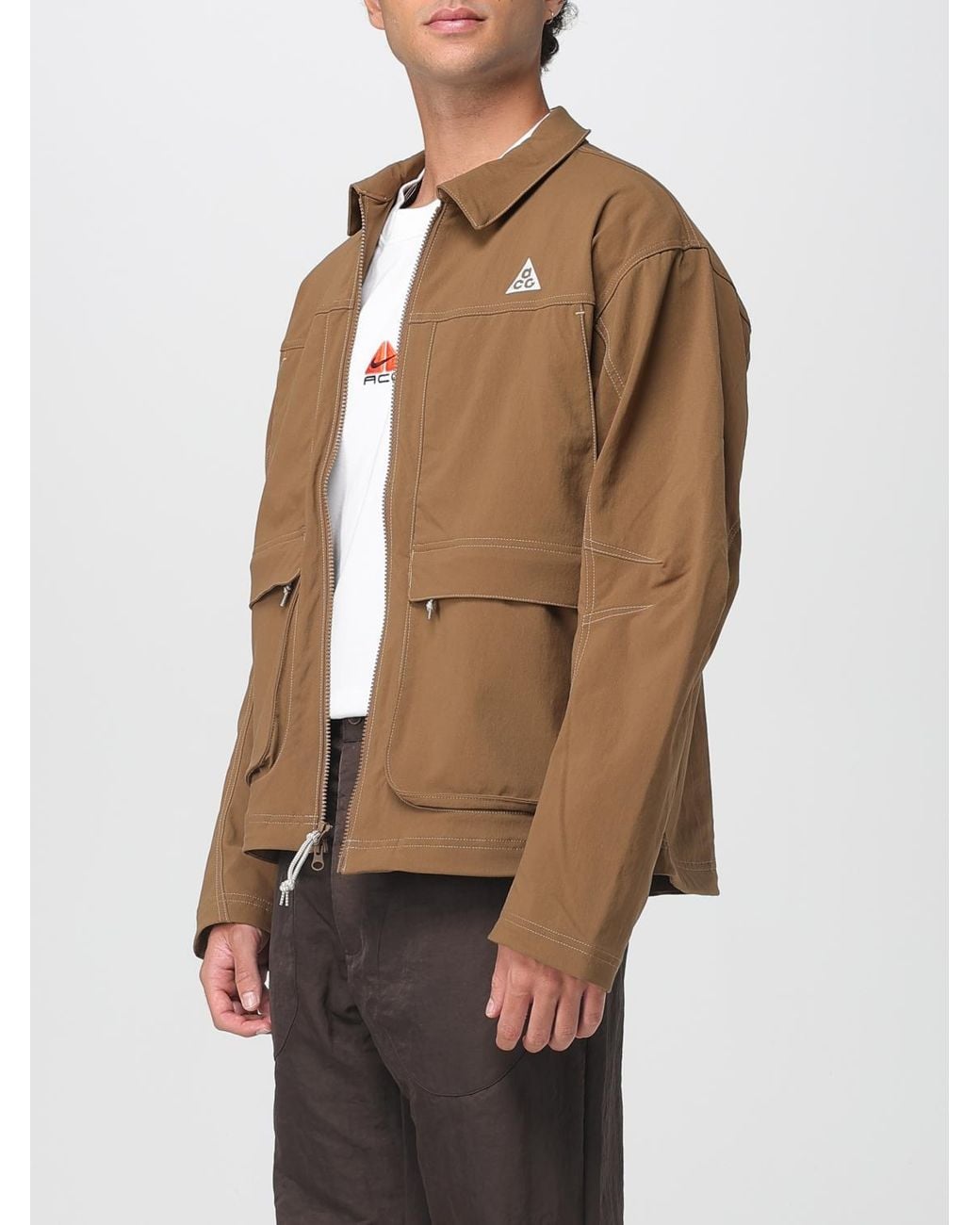 Nike Brown Jacket for men