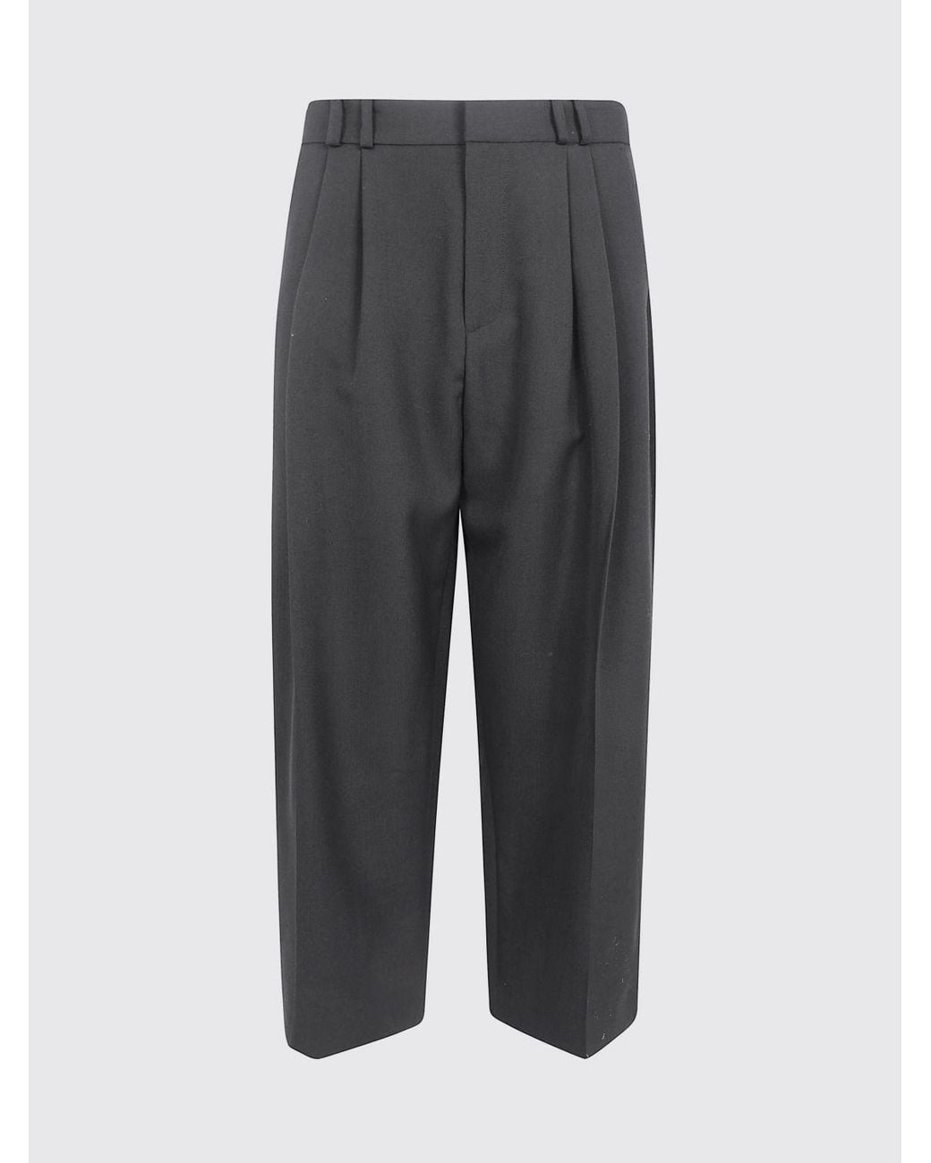 Studio Nicholson Black Line Wide-Leg Tailored Trousers for men