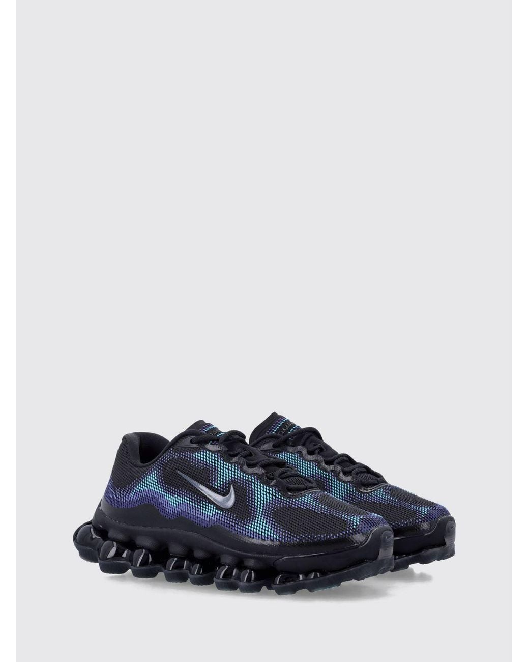 Nike Blue Air Liquid Max Technical Mesh Trainers With Cushioned Sole And Logo for men
