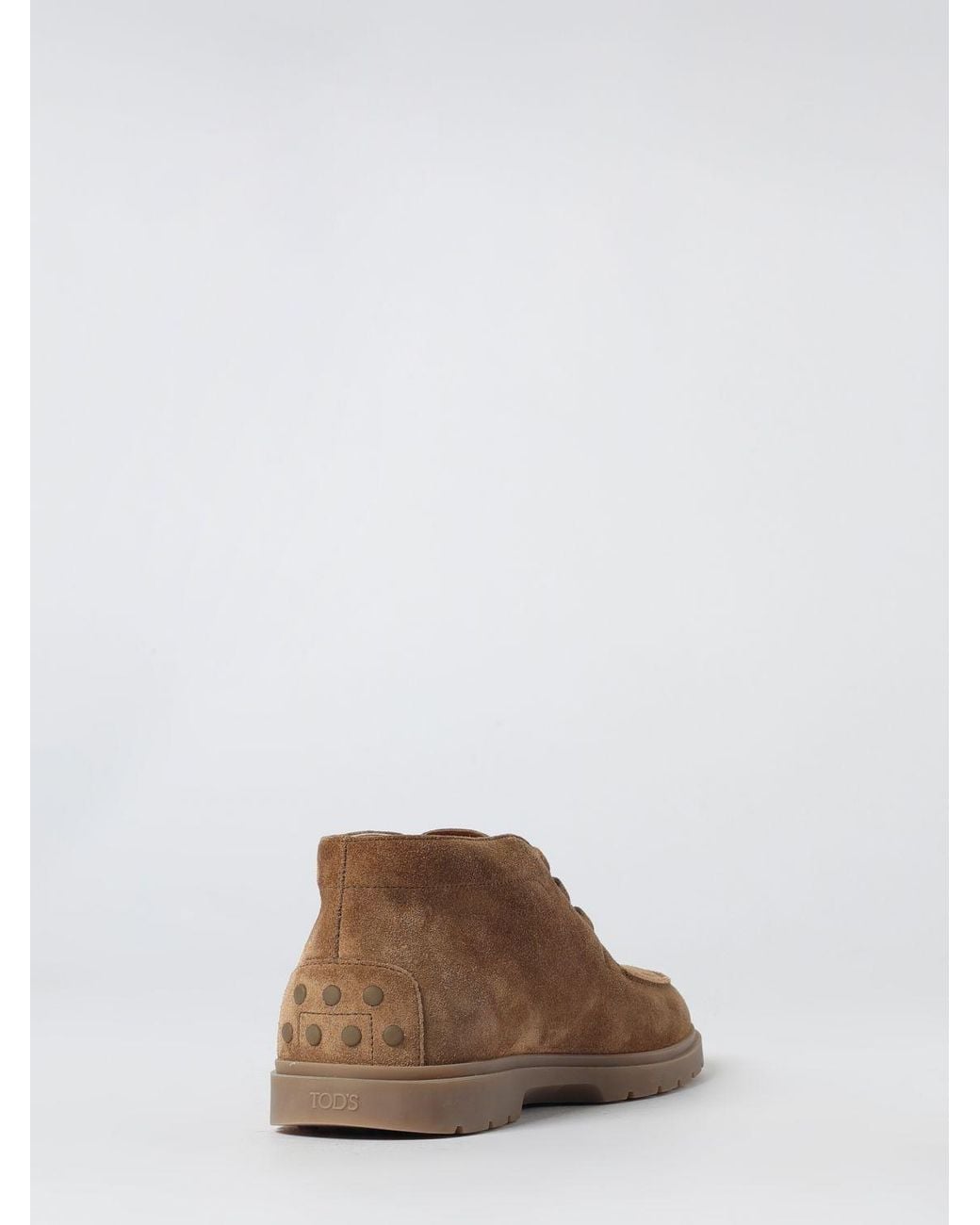 Tod's Brown Suede Desert Boots for men
