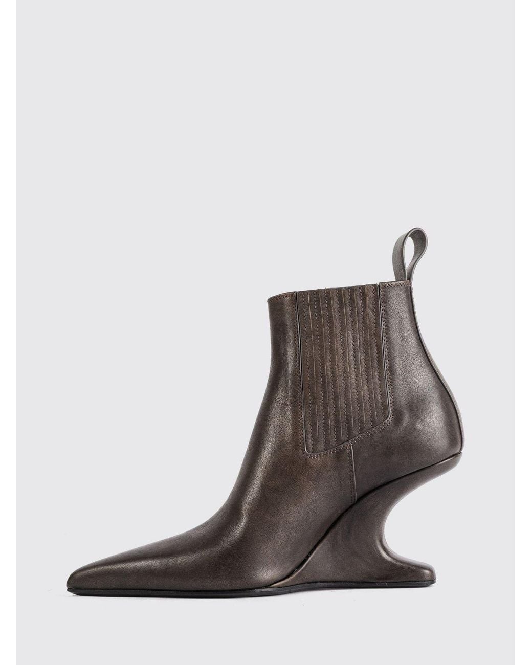 Rick Owens White Boots