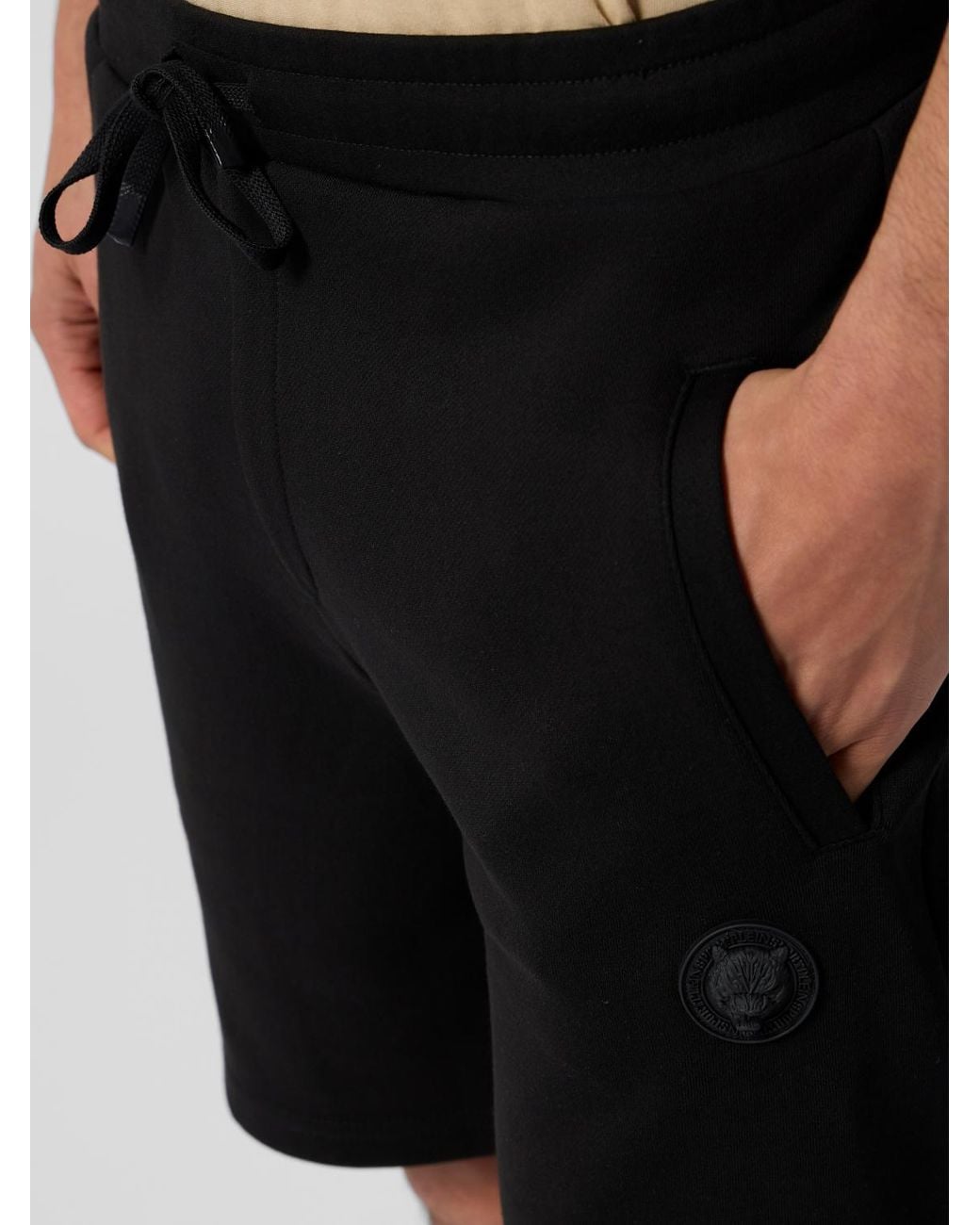Philipp Plein Black Shorts for men