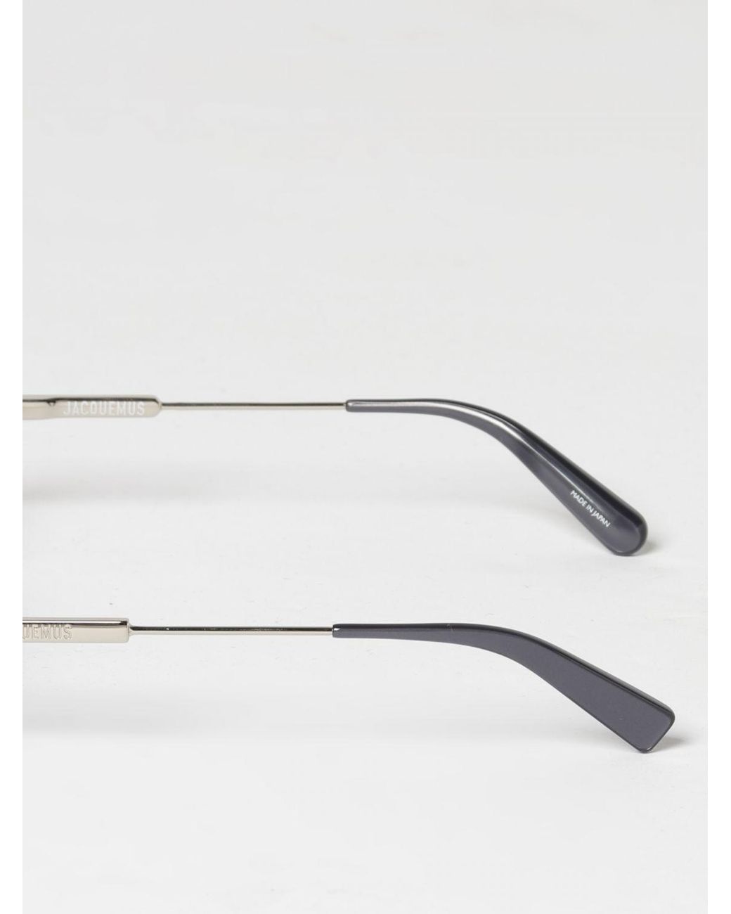 Jacquemus White Sera Rectangular Frame Sunglasses