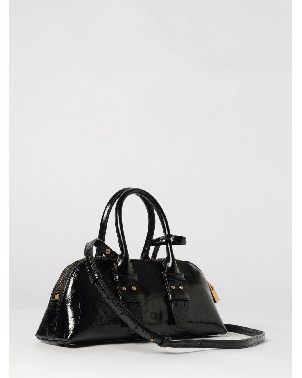 Pinko Black Escape Bag Horizontal Handbag