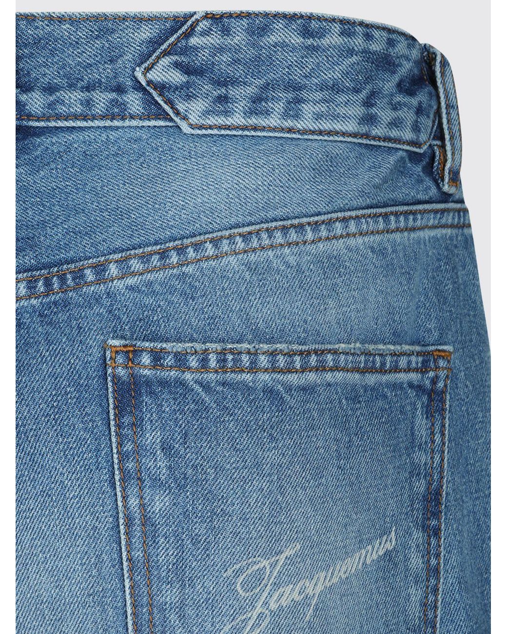 Jacquemus Blue Le De-Nîmes Mid-Rise Straight-Leg Jeans for men