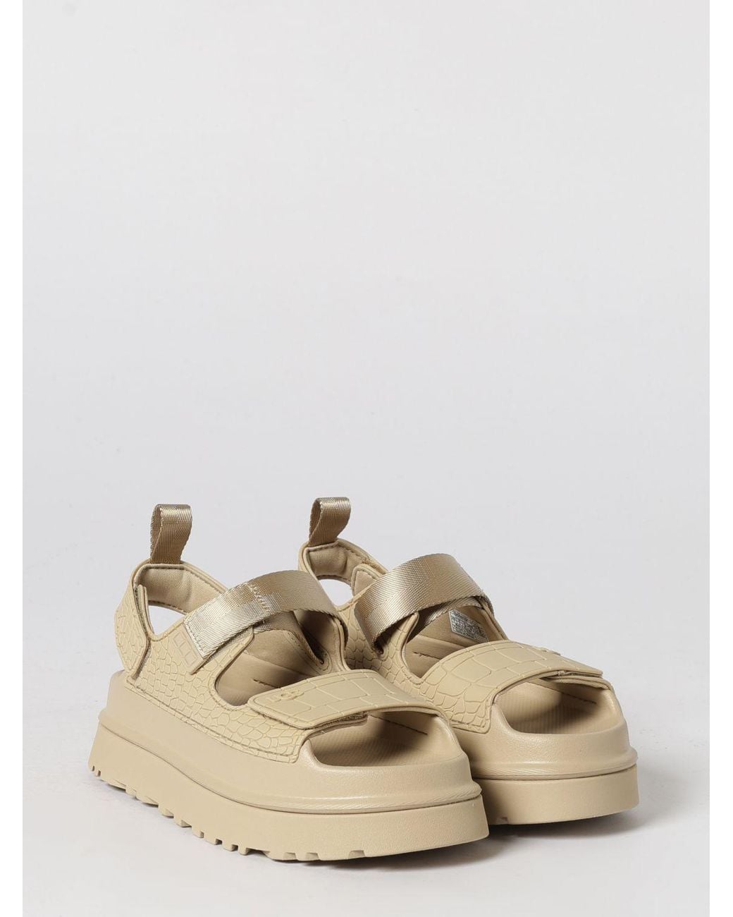 Ugg Natural Goldenglow Embossed Sandal