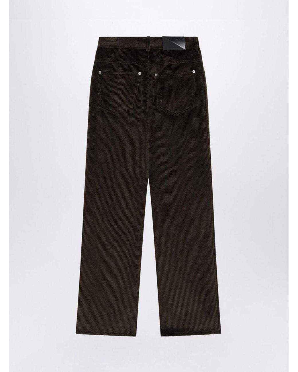 Loewe Black 5-Pocket Straight-Leg Corduroy Trousers