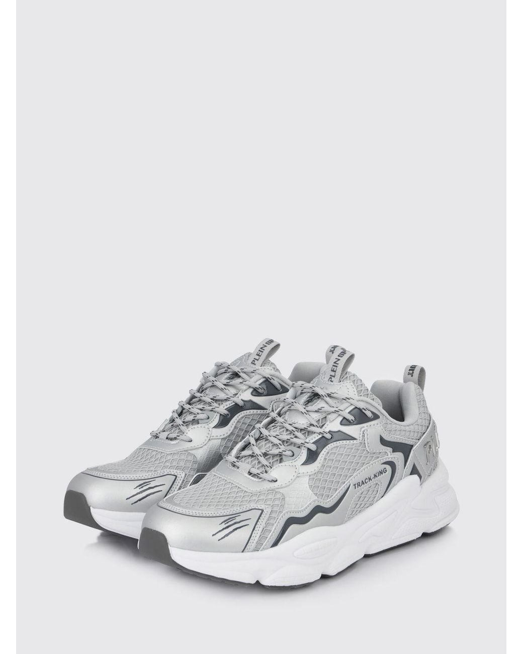 Philipp Plein White Gen X.05 Mesh Sneakers for men