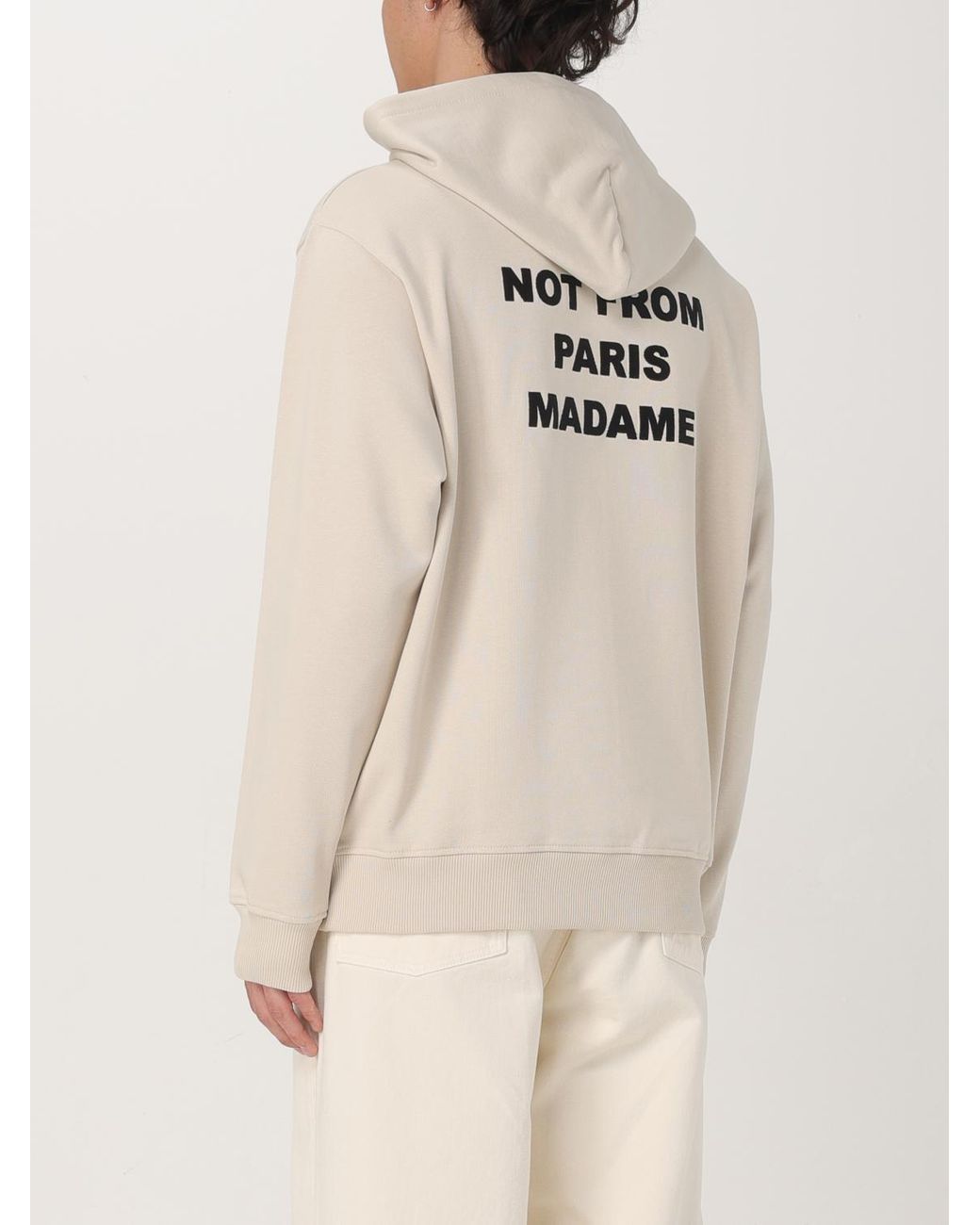 Drole de Monsieur Natural Drole De Monsieur Basic Cotton Sweatshirt for men