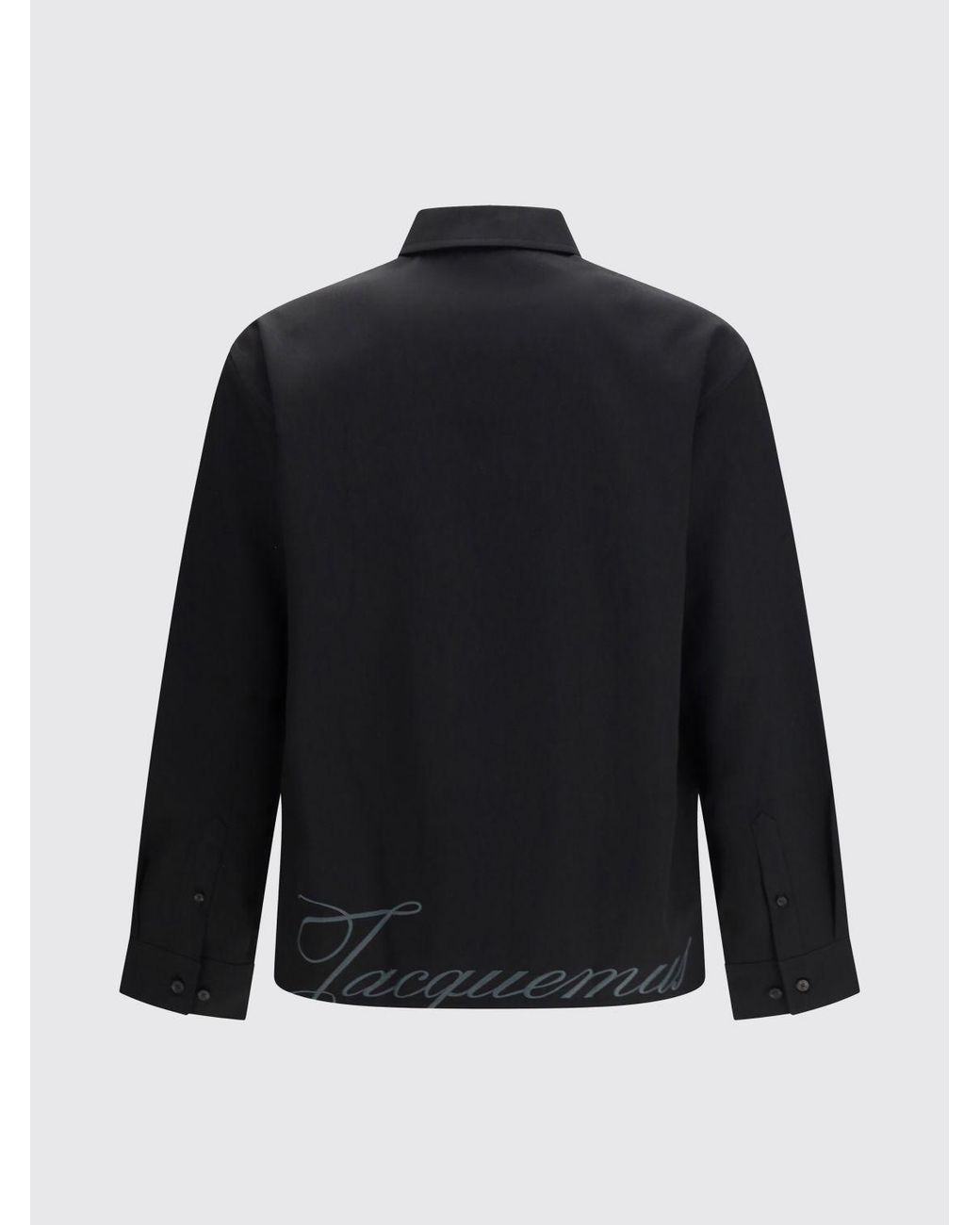 Jacquemus Black The Mecano Wool Blend Shirt for men