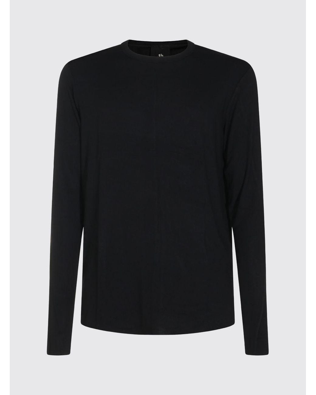 Thom Krom Blue Long-Sleeved Cashmere-Blend Crew-Neck T-Shirt for men