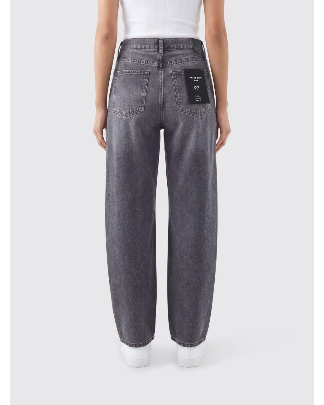 Anine Bing Blue Baggy Denim Jeans
