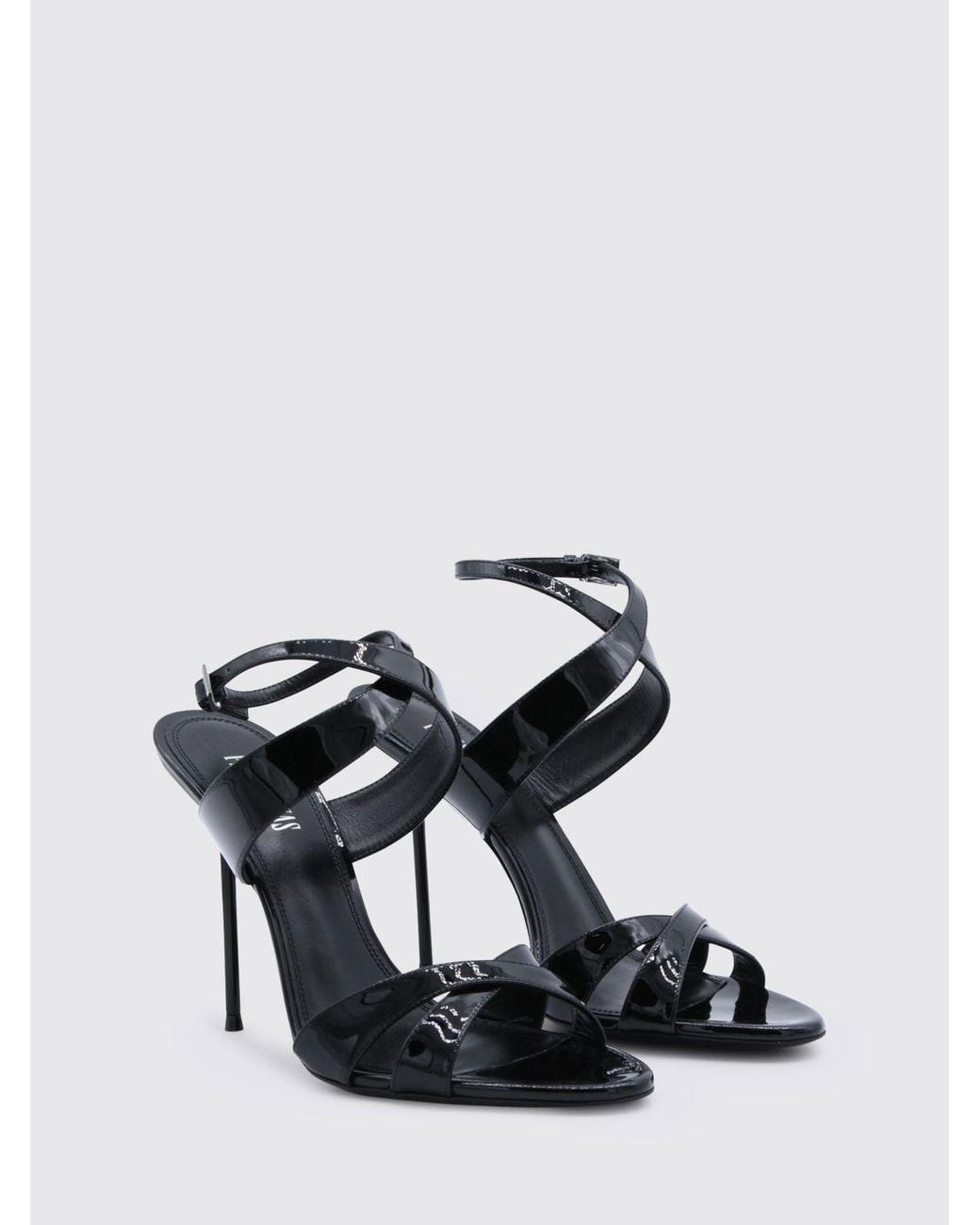 Paris Texas White Lidia Calfskin Sandal
