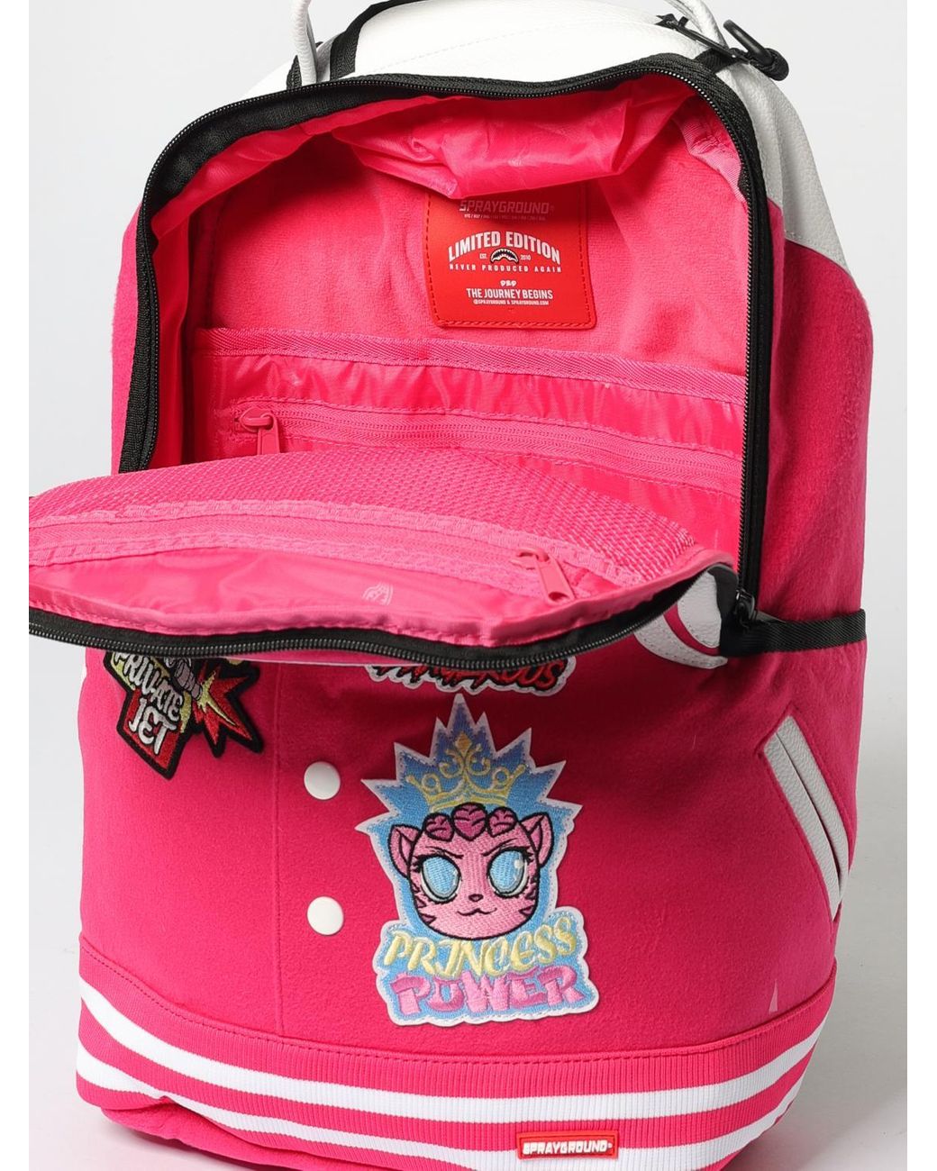 Sprayground Pink Backpack for men