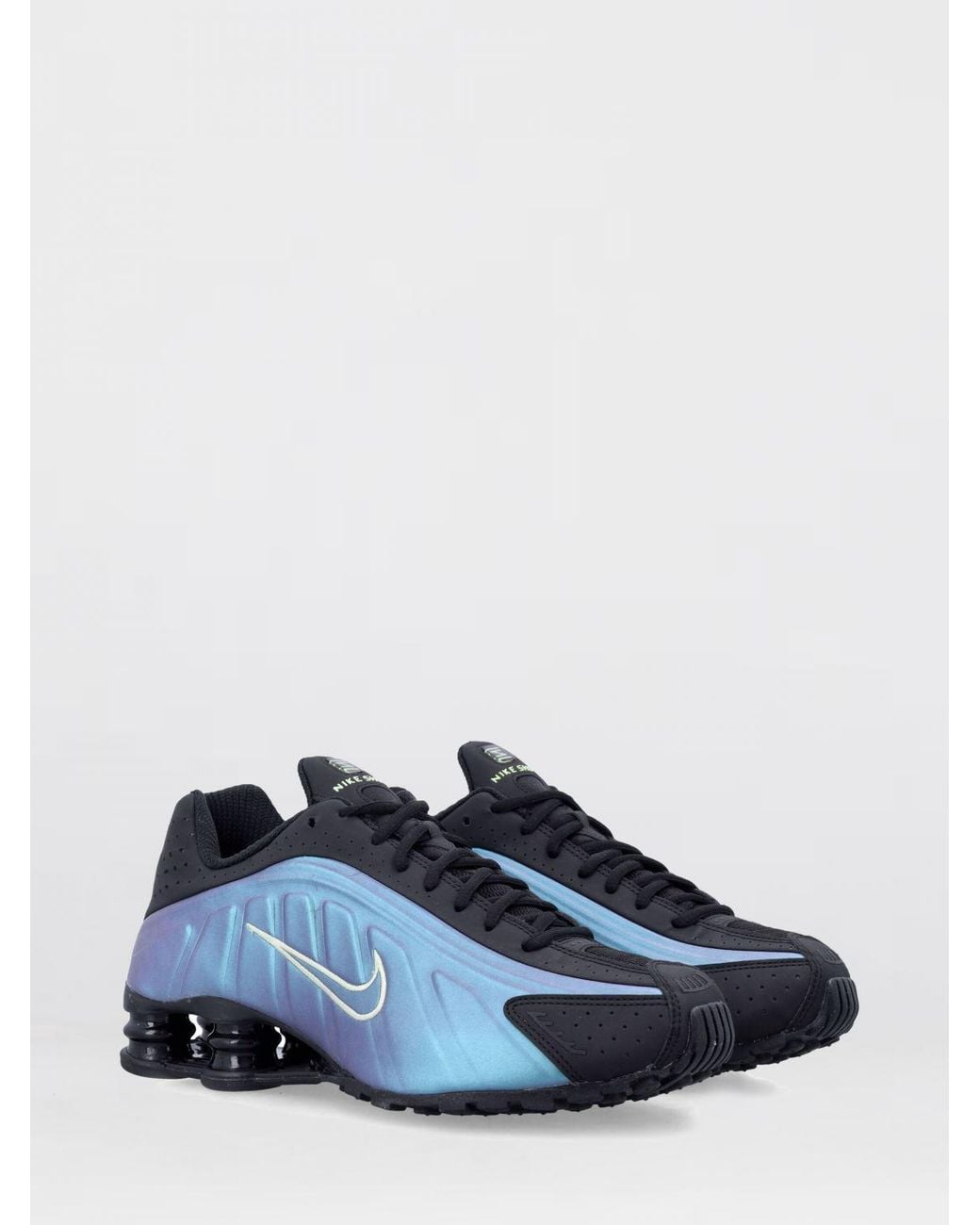 Nike Blue Shox R4 Running Sneakers for men