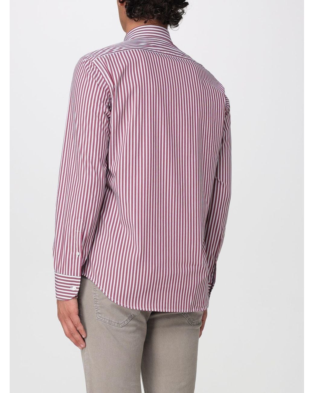 Brooksfield Purple Shirt for men