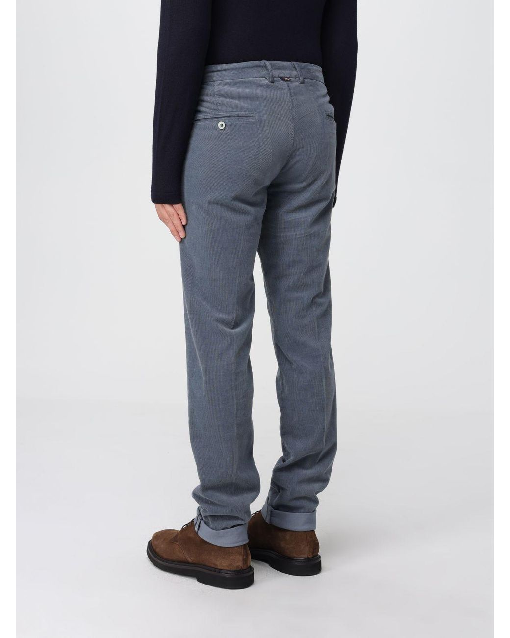 Mason's Blue Trousers for men