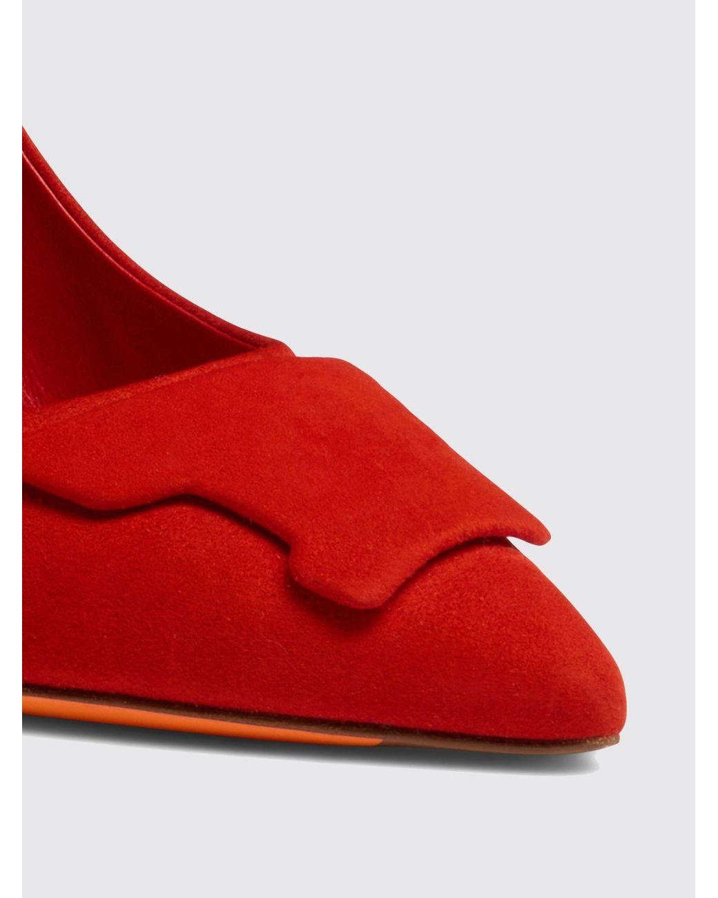 Santoni Red Court Shoes