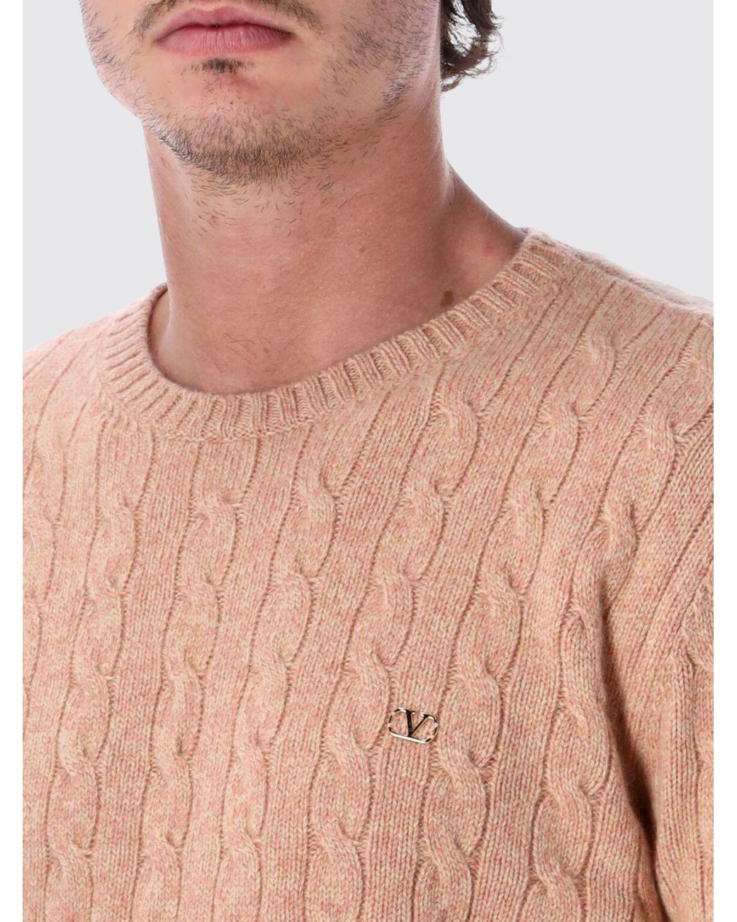 Valentino Garavani Blue Crewneck Sweater for men