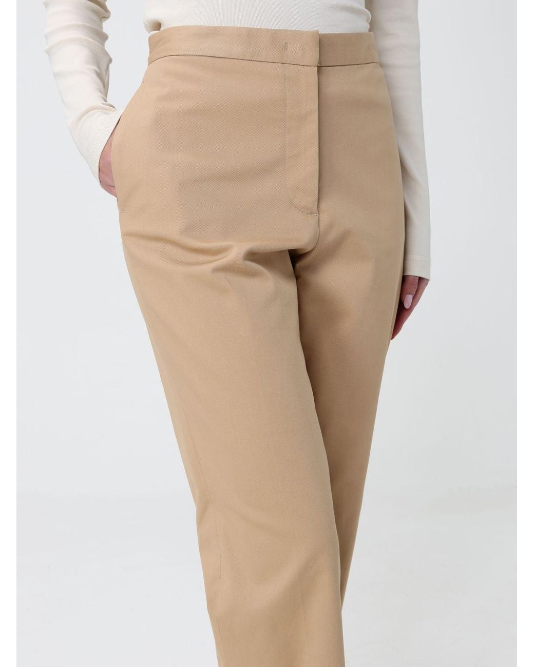 Fabiana Filippi Natural Cotton Trousers