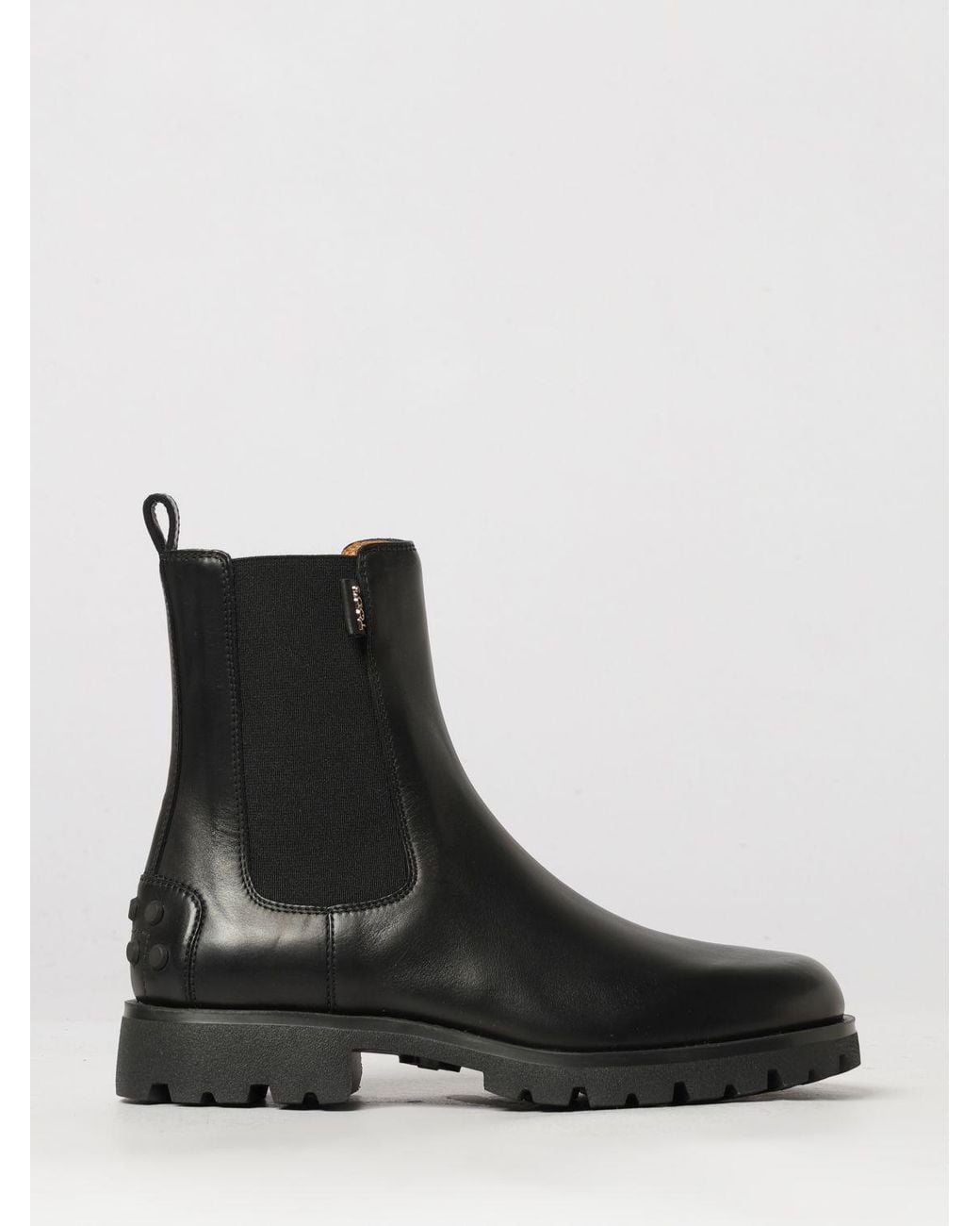 Tod's Black Chelsea Boots