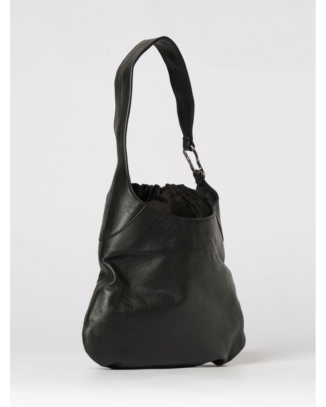 Vic Matié Black Vic Mati&Eacute Tumbled Leather Bag