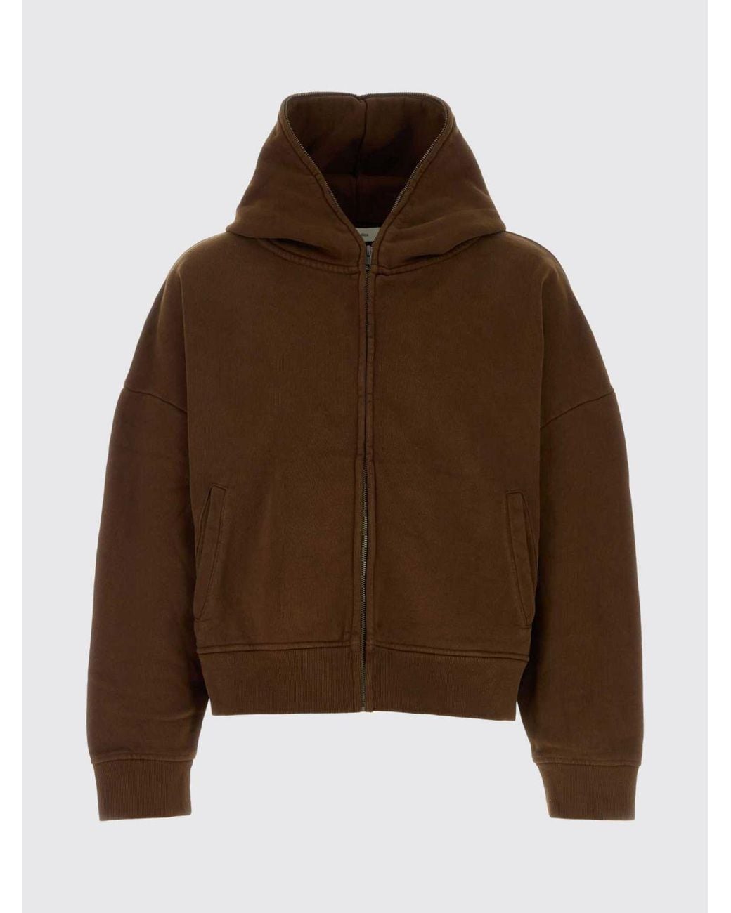 Entire studios Brown Cotton Hoodie for men