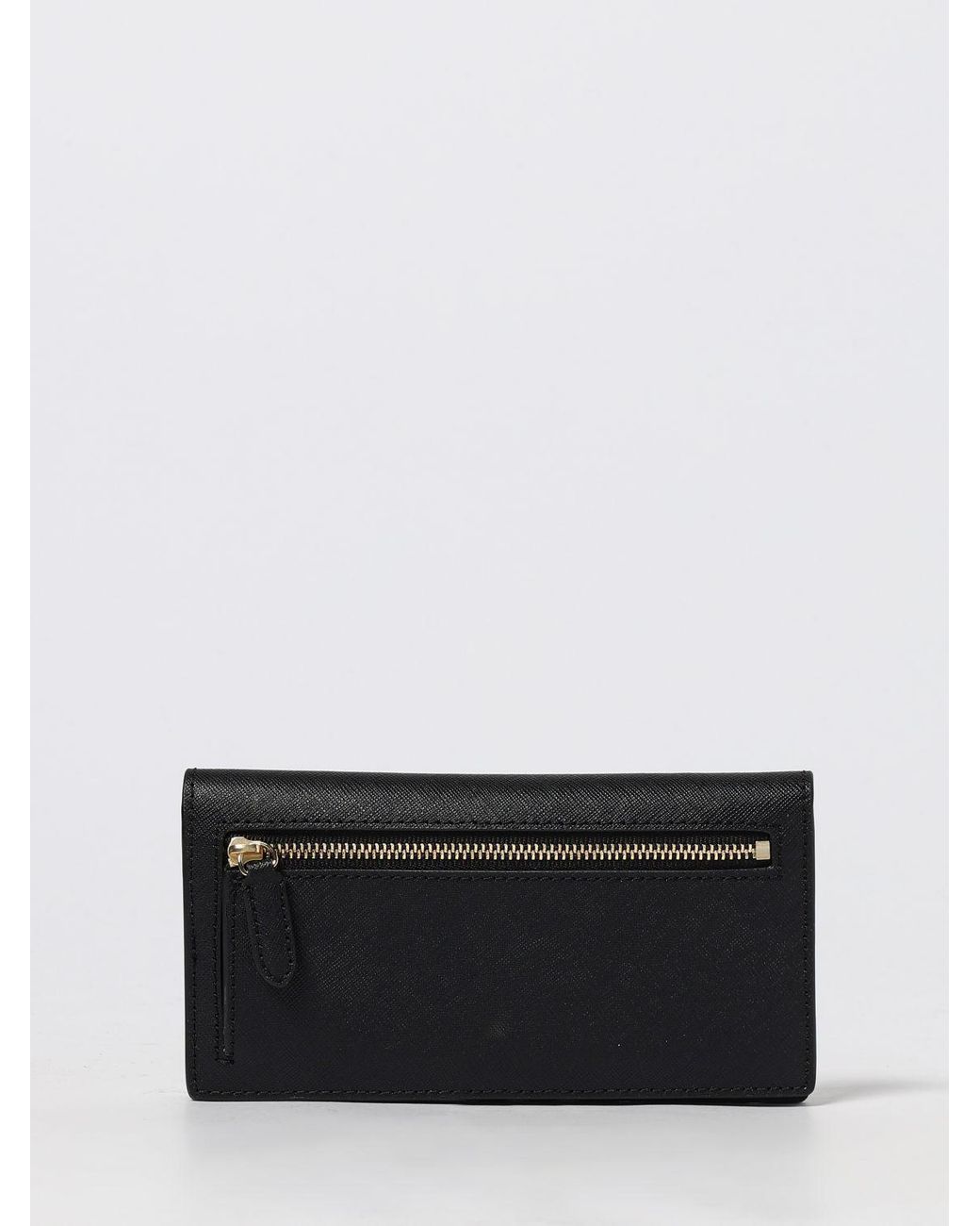 Ralph Lauren Gray Lauren Saffiano Leather Wallet Ralph Lauren