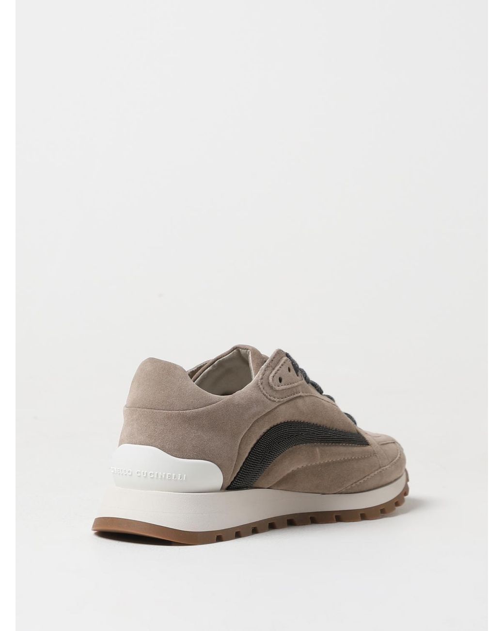 Brunello Cucinelli Gray Sneakers Shoes