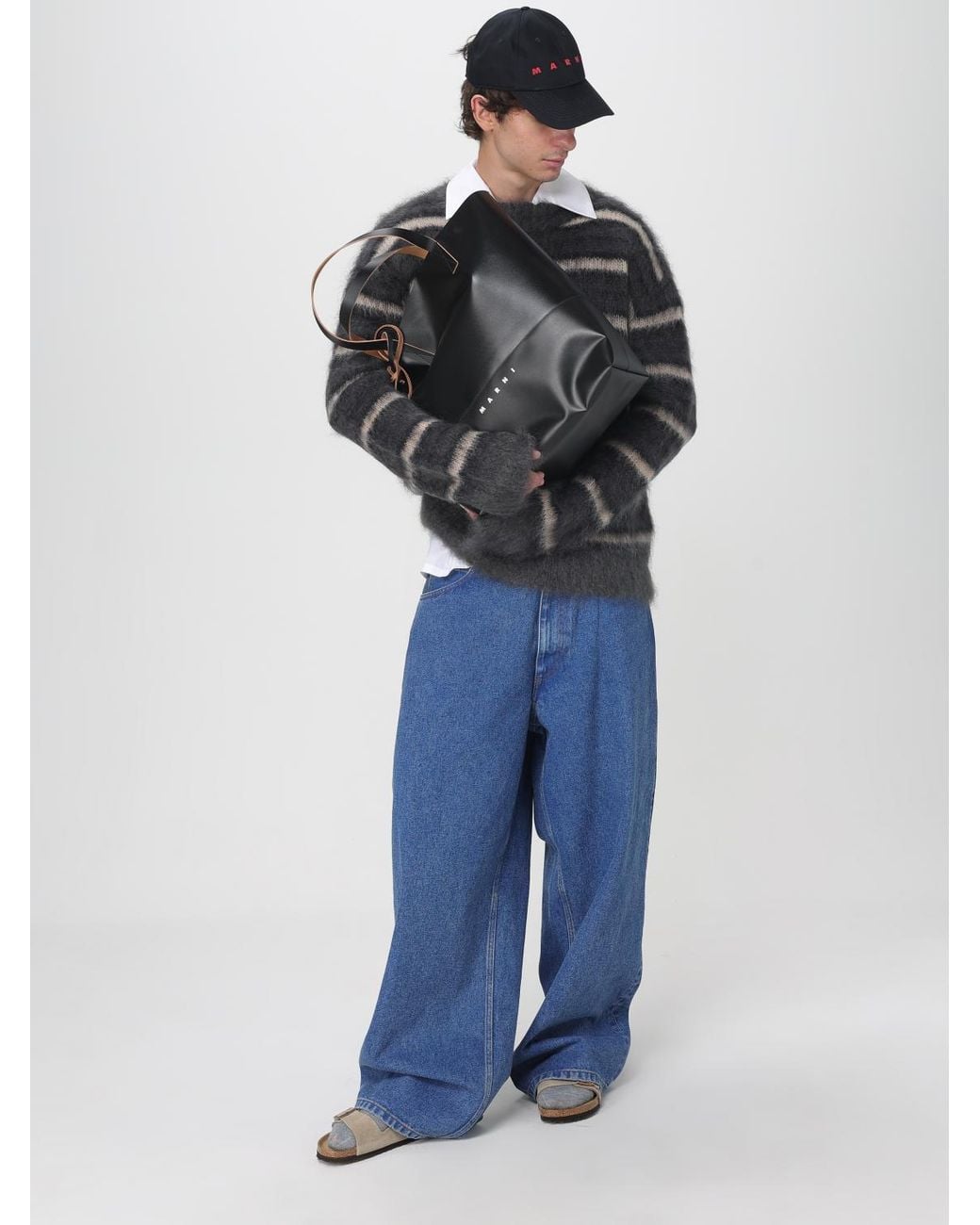 Pull Homme Marni pour homme en coloris Gray