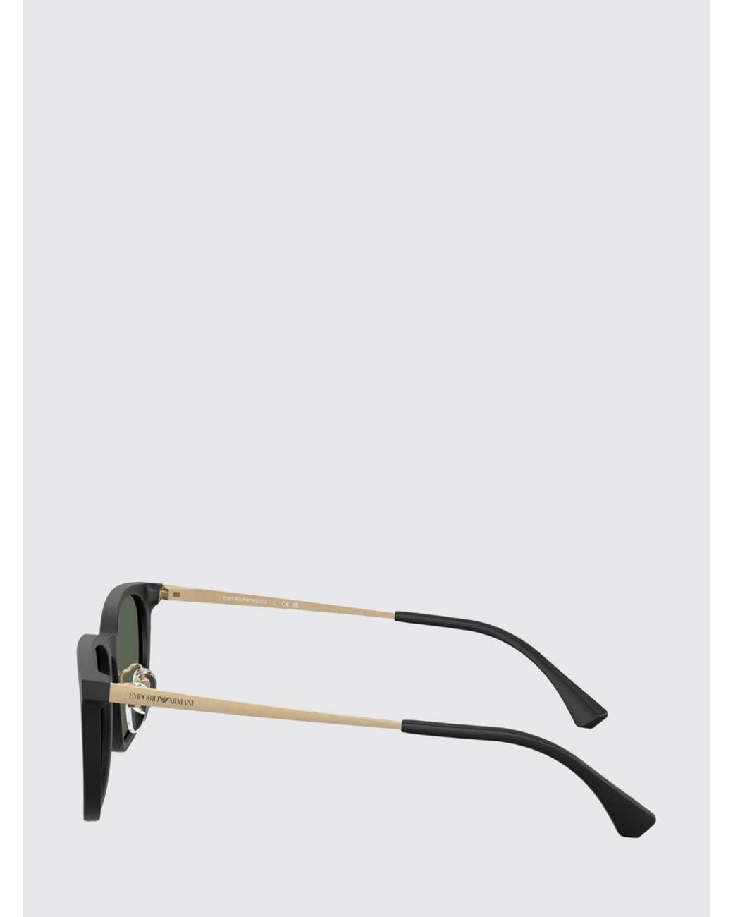 Emporio Armani Green Aviator Sunglasses for men