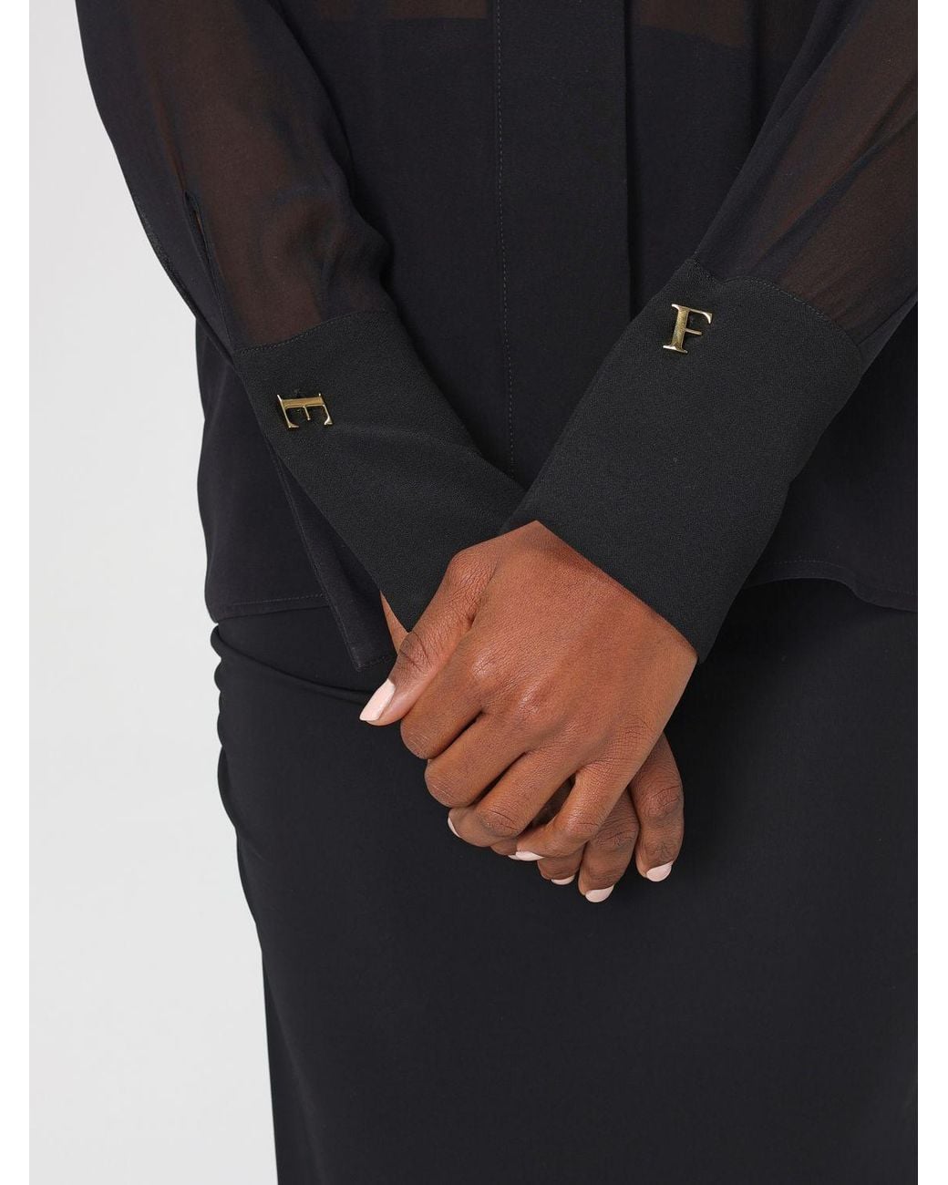 Elisabetta Franchi Black Shirt