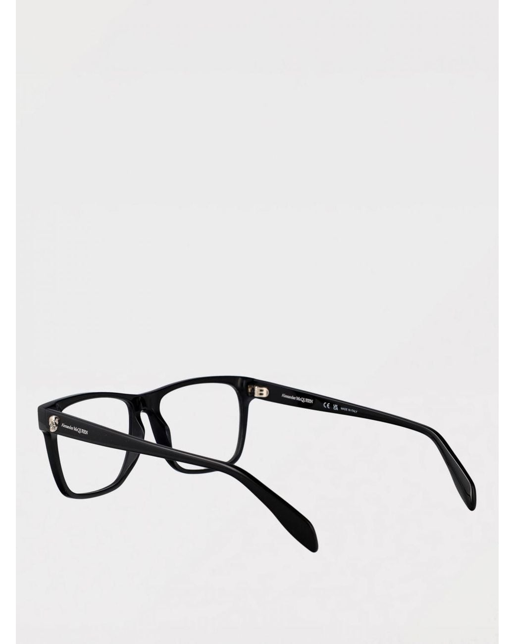 Alexander McQueen Black Optical Frames for men