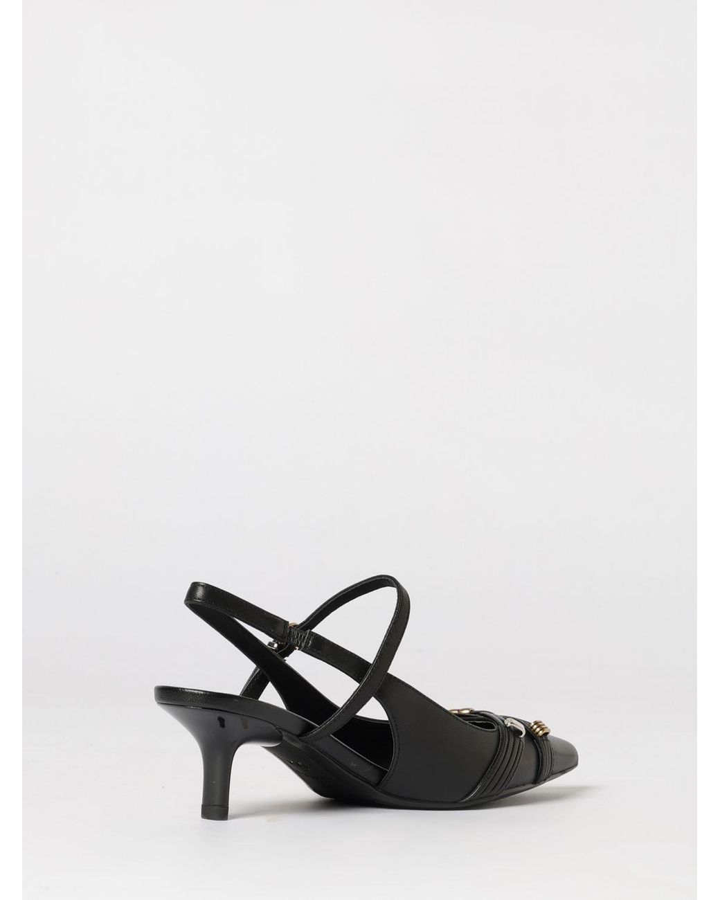 Pinko White Gloria 18 Slingback Pumps