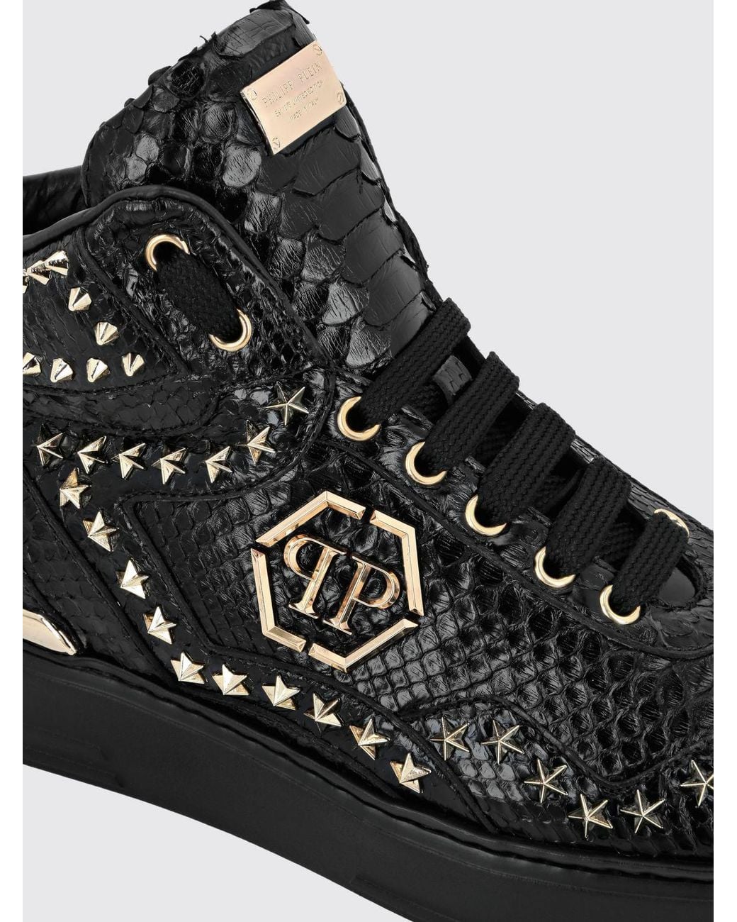 Philipp Plein Black Sneakers for men