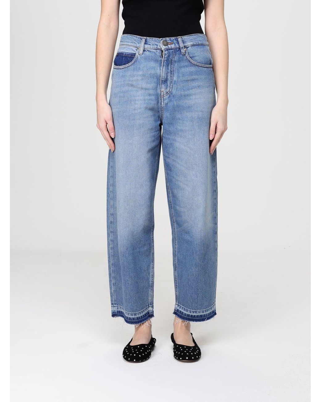 Pinko Blue Balloon Fit Jeans