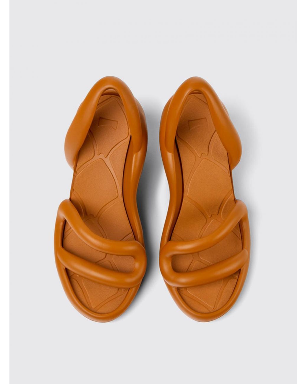 Camper Brown Heeled Sandals